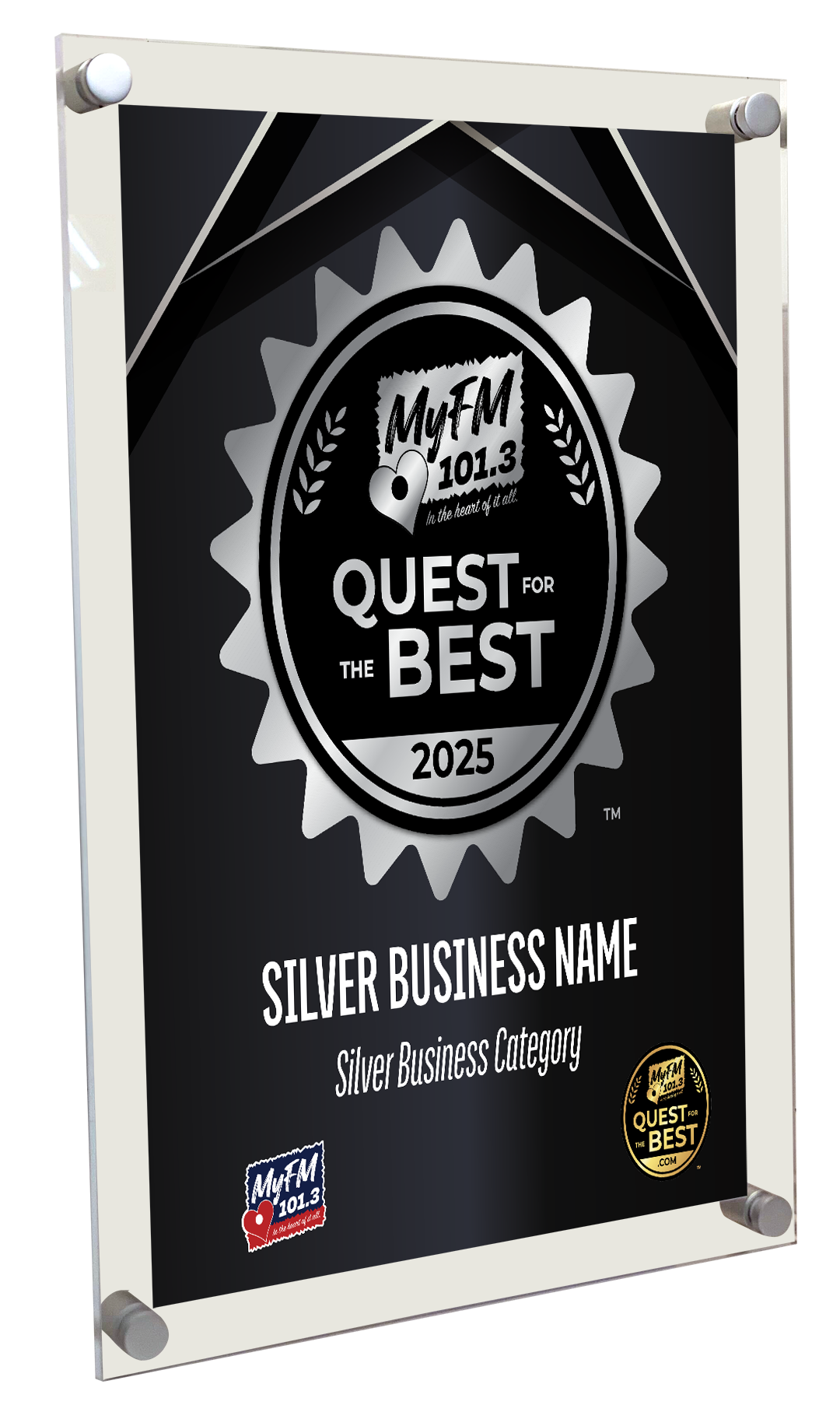 MyFM Quest for the Best - Acrylic Plaques