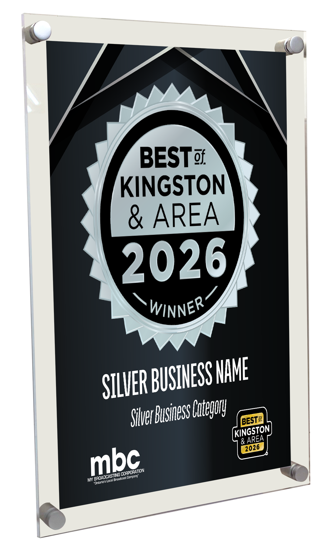 Best of Kingston and Area - Acrylic Plaques