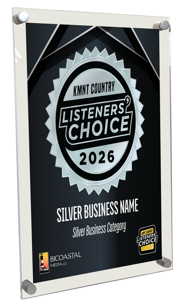 KMNT Country Listeners Choice - Acrylic Plaques