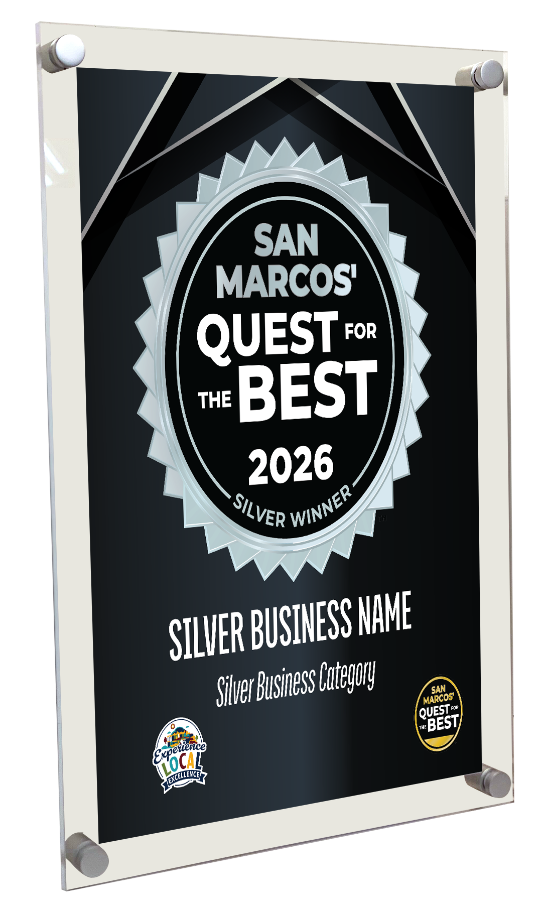 San Marcos' Quest for the Best - Acrylic Plaques