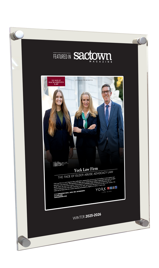 Sactown Magazine - Faces of Sacramento Law - Acrylic Plaques
