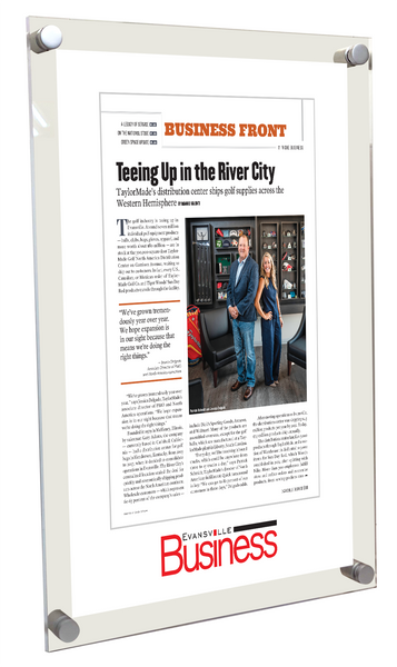 Evansville Business - Editorial Features - Acrylic Plaques