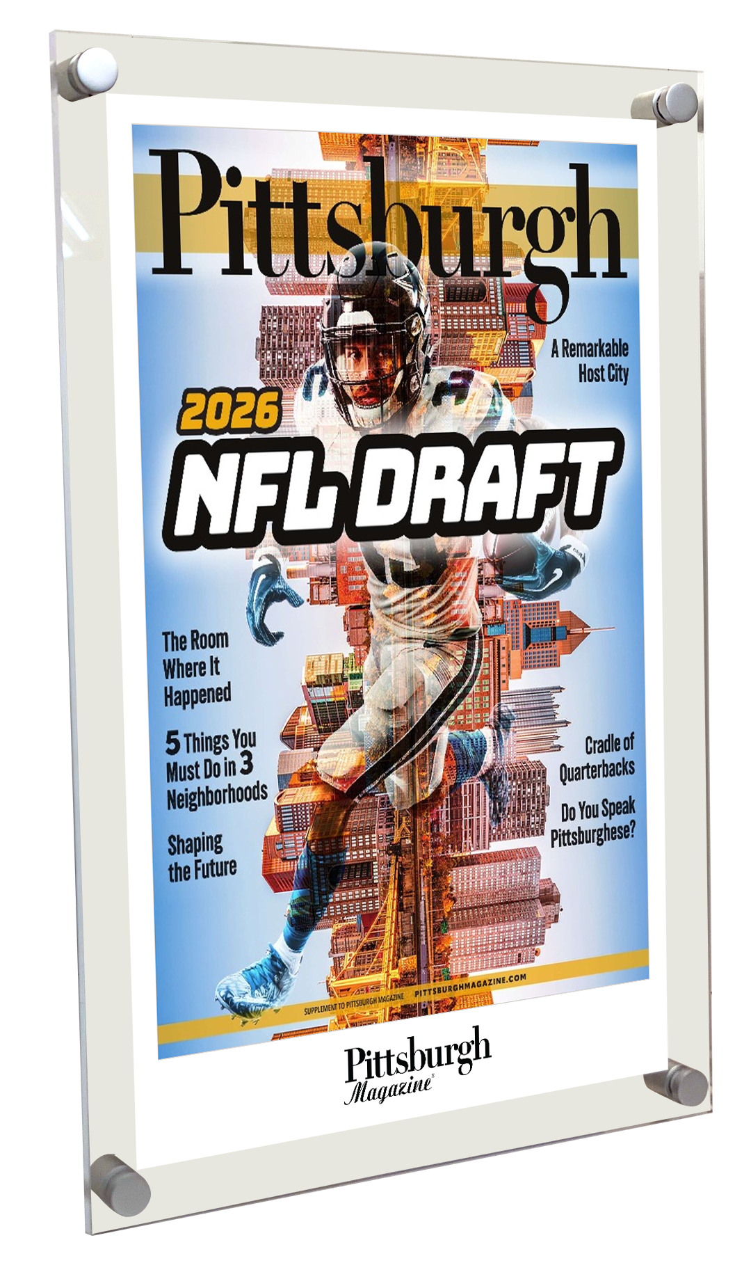 Pittsburgh Magazine - Articles & Covers - Acrylic Standoff Plaque