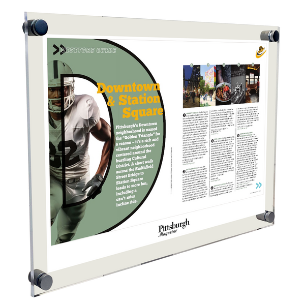 Pittsburgh Magazine - Articles & Covers - Acrylic Standoff Plaque