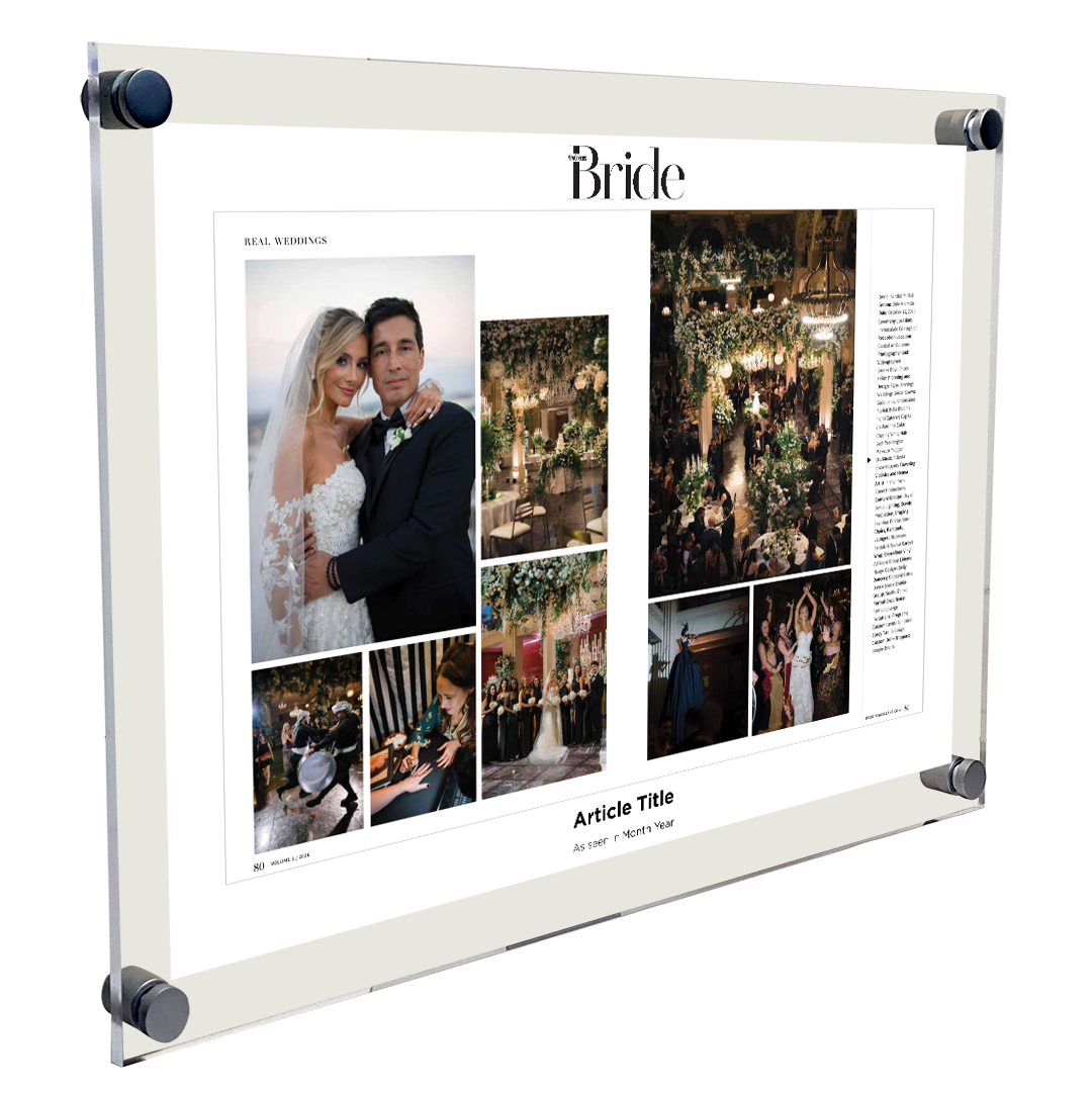 New Orleans Bride Magazine - Covers & Articles - Acrylic Plaques