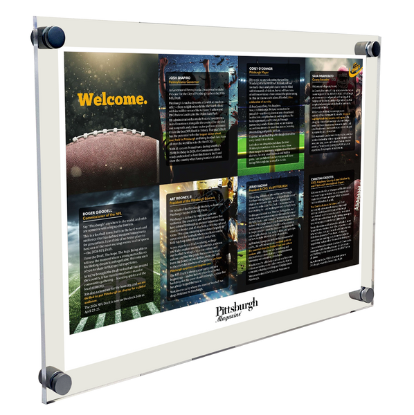 Pittsburgh Magazine - Articles & Covers - Acrylic Standoff Plaque