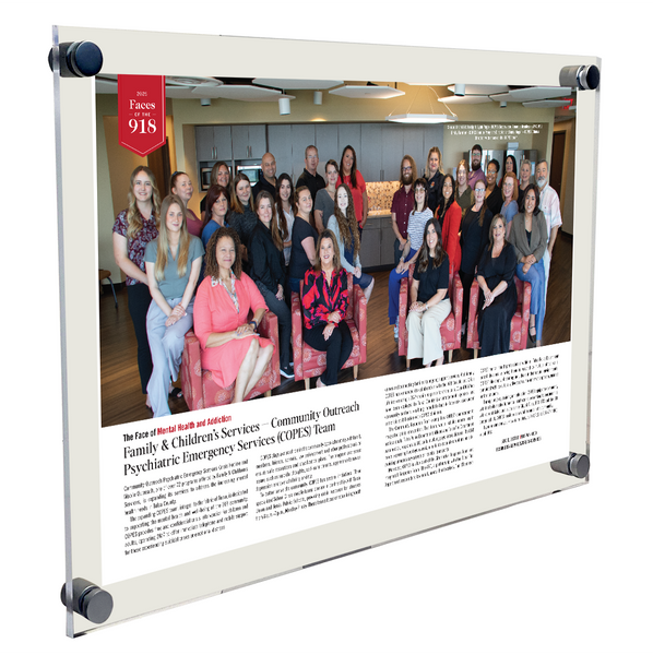 TulsaPeople - Faces of the 918 - Acrylic Plaques