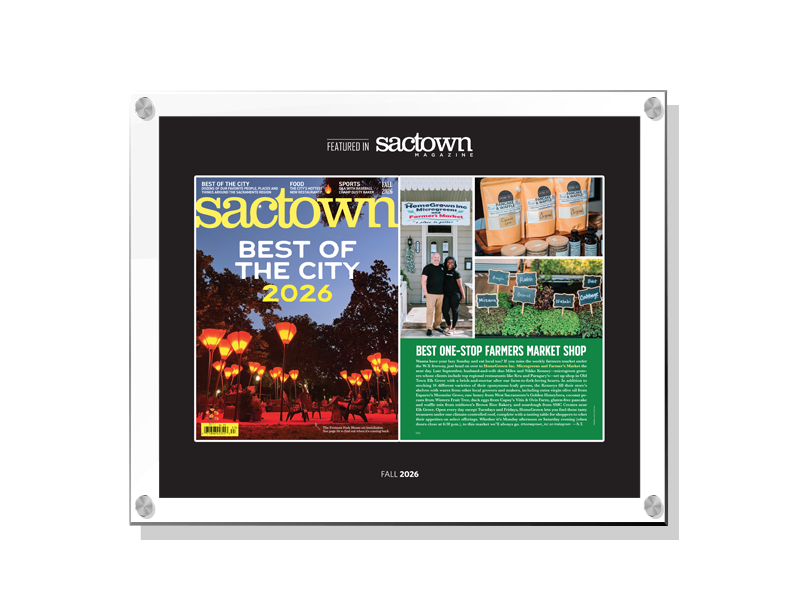 Sactown Magazine - Best of City - Spread Acrylic Plaques