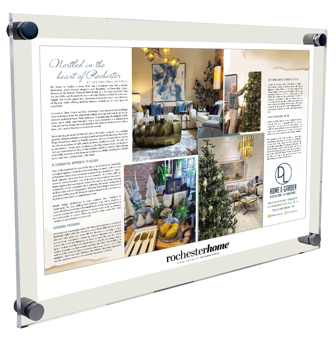 Featured Media Cover & Article - Acrylic Plaques