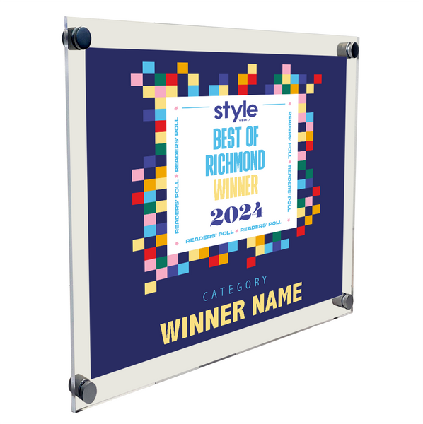 Style Weekly "Best of Richmond" Acrylic Plaque