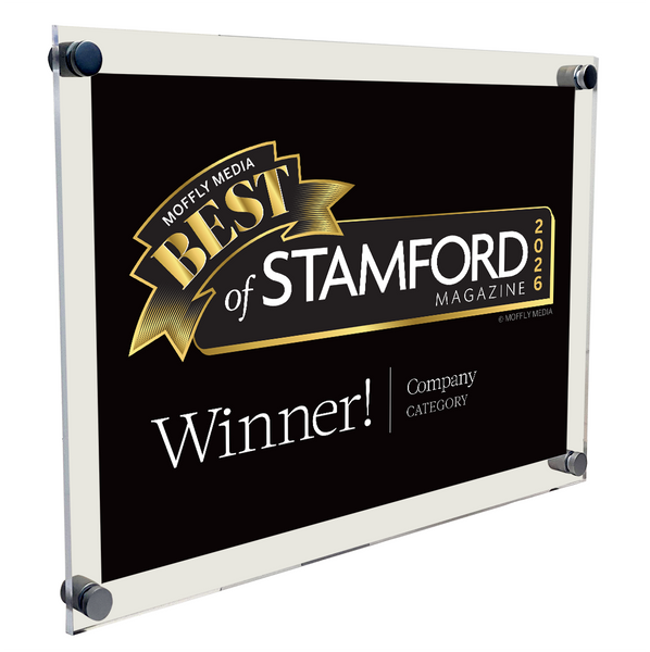 Moffly Media "Best of Towns" Award - Acrylic Standoff Plaque