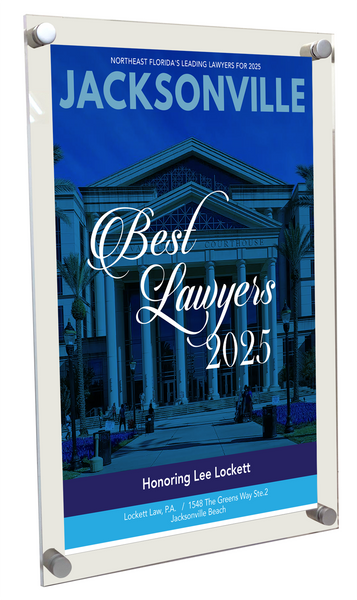 Jacksonville Magazine - Best Lawyers - Acrylic Plaques