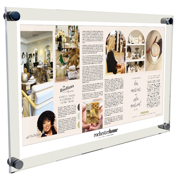 Featured Media Cover & Article - Acrylic Plaques