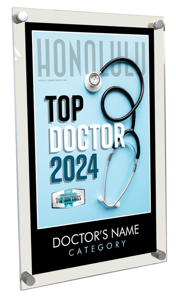 HONOLULU Magazine Top Doctors Acrylic Plaques