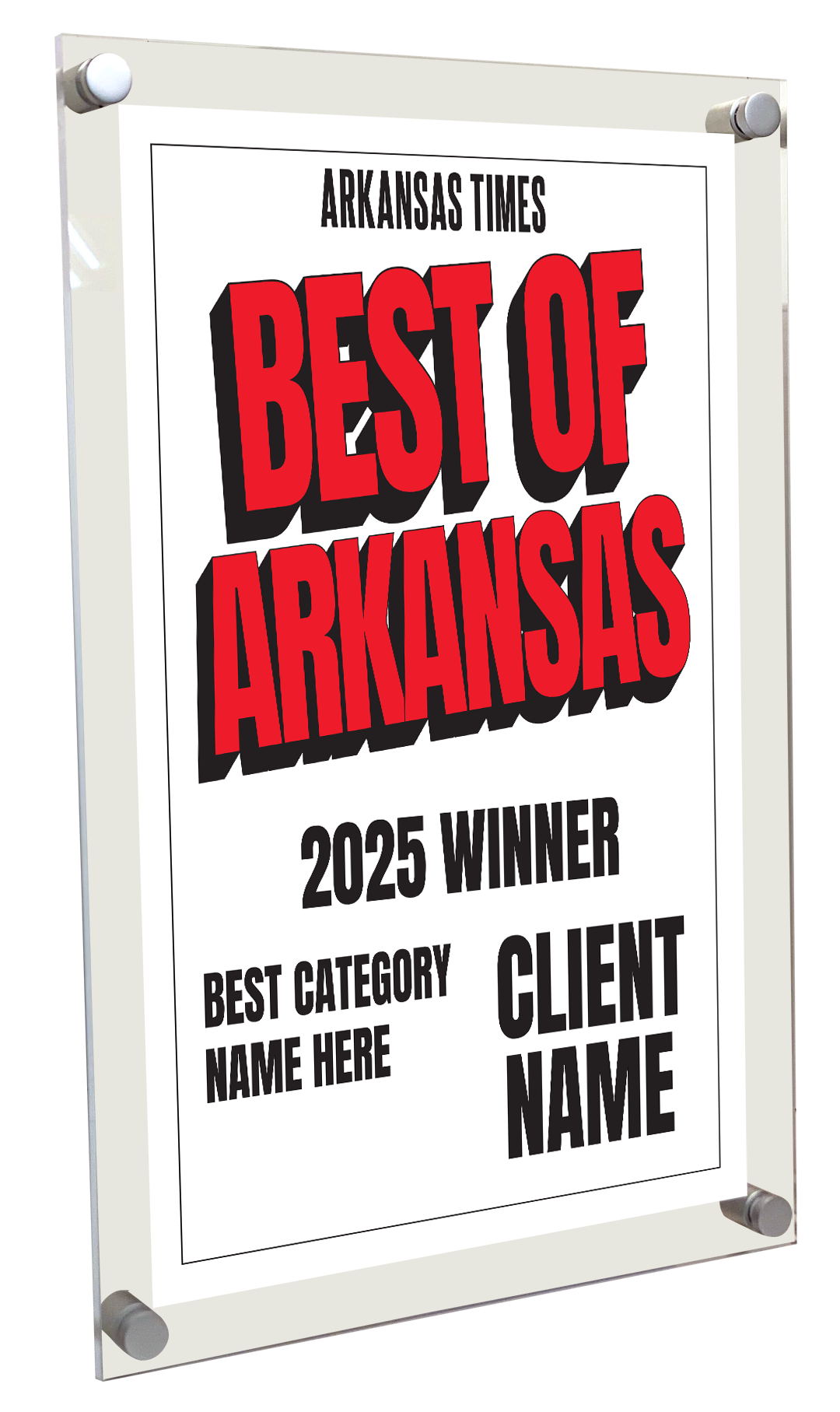 Best of Arkansas - Acrylic Plaques