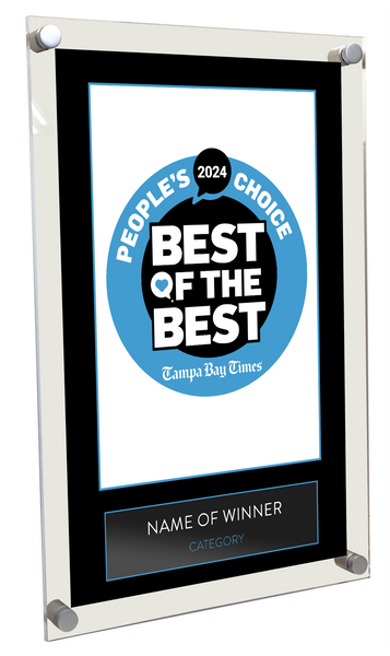 Best Of Tampa Bay Times - Acrylic Standoff Plaque