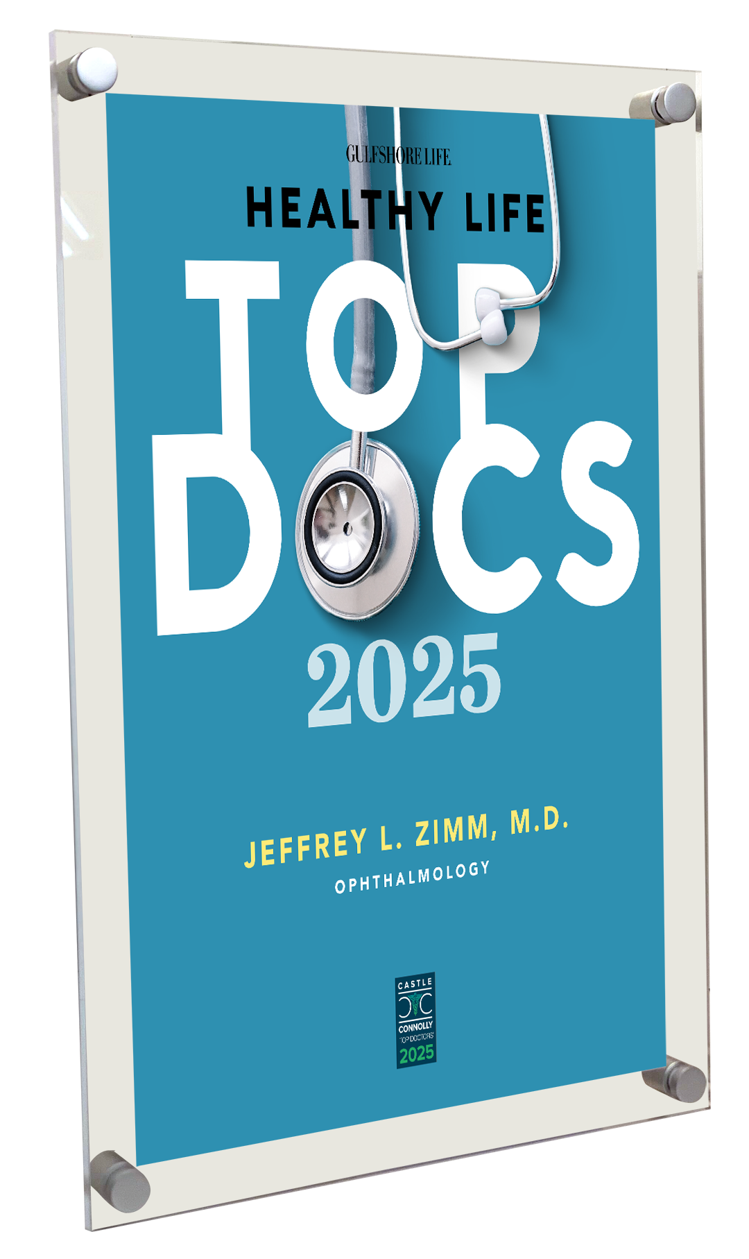 Gulfshore Life Magazine Top Doctors Plaque