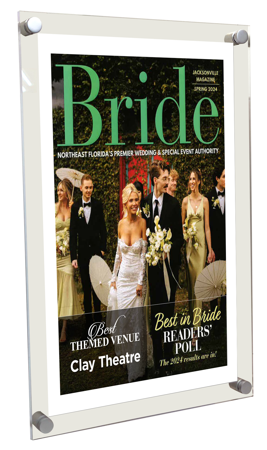 Jacksonville Magazine - Best in Bride - Acrylic Plaques