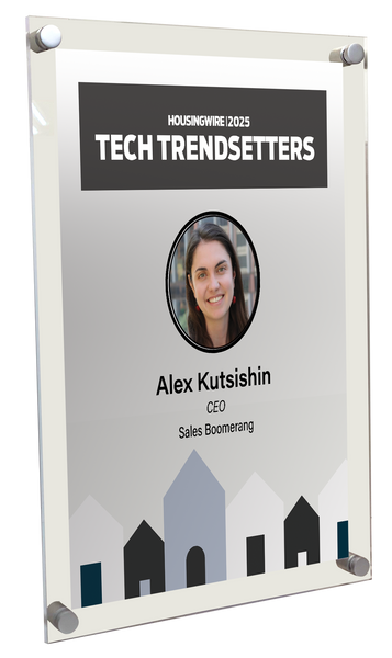 HousingWire Editorial Award Programs Plaque - Acrylic Standoff