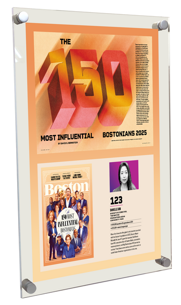 "150 Most Influential Bostonians" Award - Acrylic Standoff Plaque