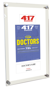 417 Magazine Top Doctor Acrylic Plaques