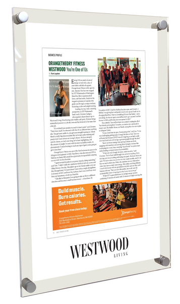 Westwood Living - Article & Cover Acrylic Plaques