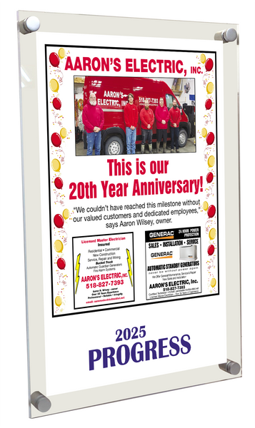 Progress Advertisers - Acrylic Plaques