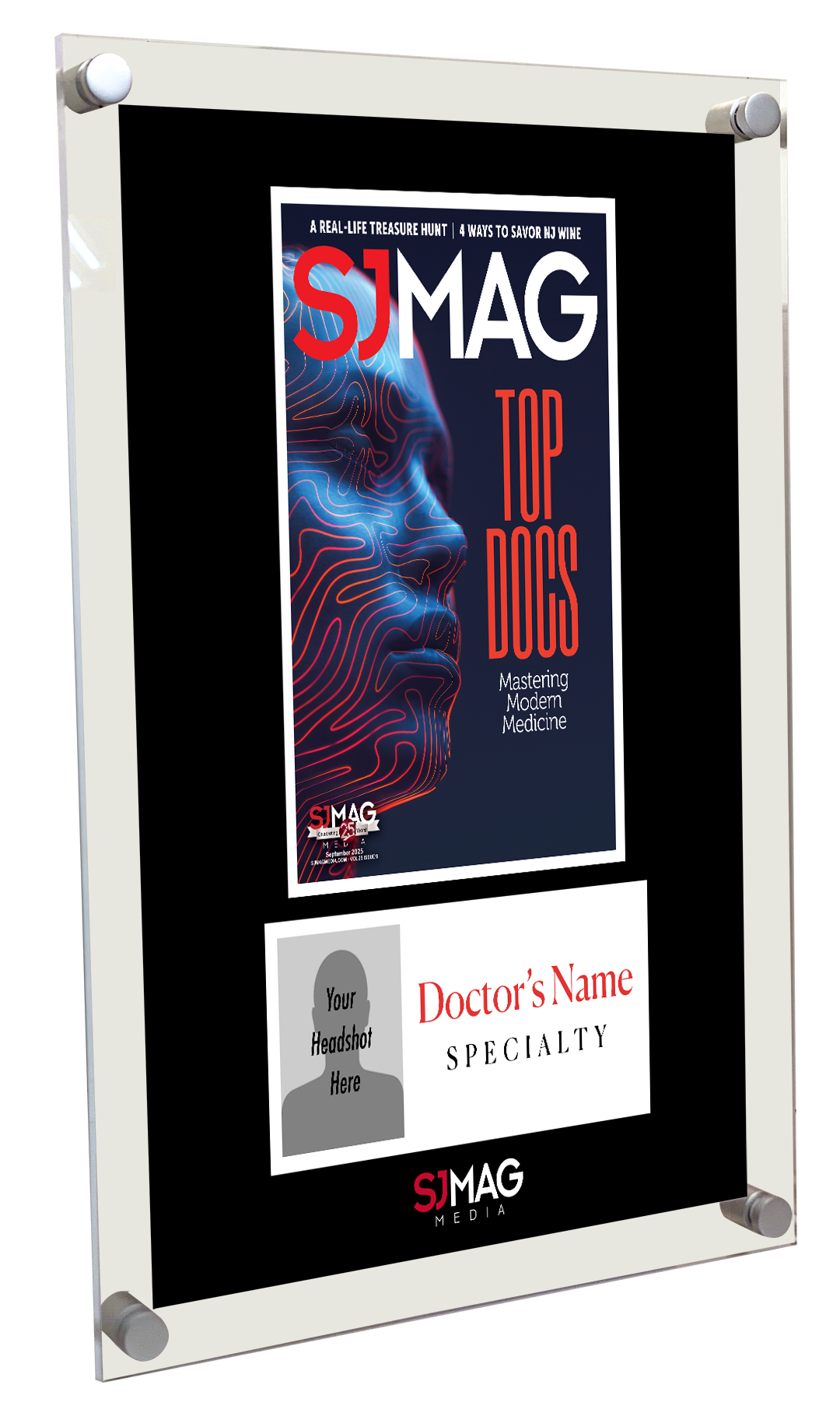 SJ Mag - Top Doctors - Acrylic Plaques