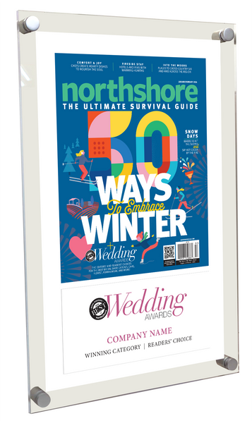 Northshore Magazine - As Seen In Best of Northshore Weddings - Acrylic Plaques