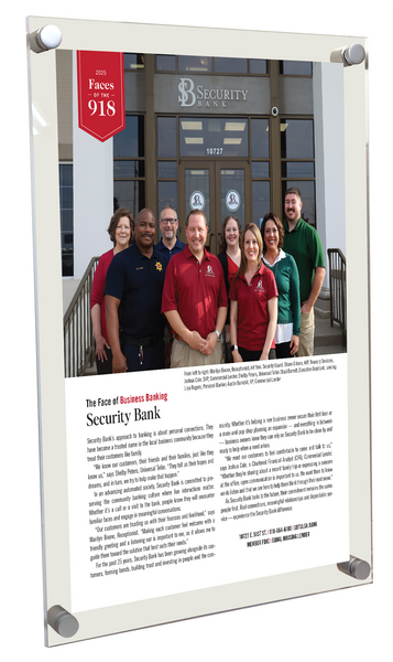 TulsaPeople - Faces of the 918 - Acrylic Plaques