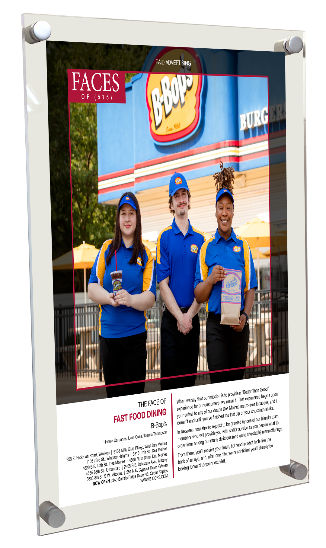 CITYVIEW - FACES - Acrylic Plaques