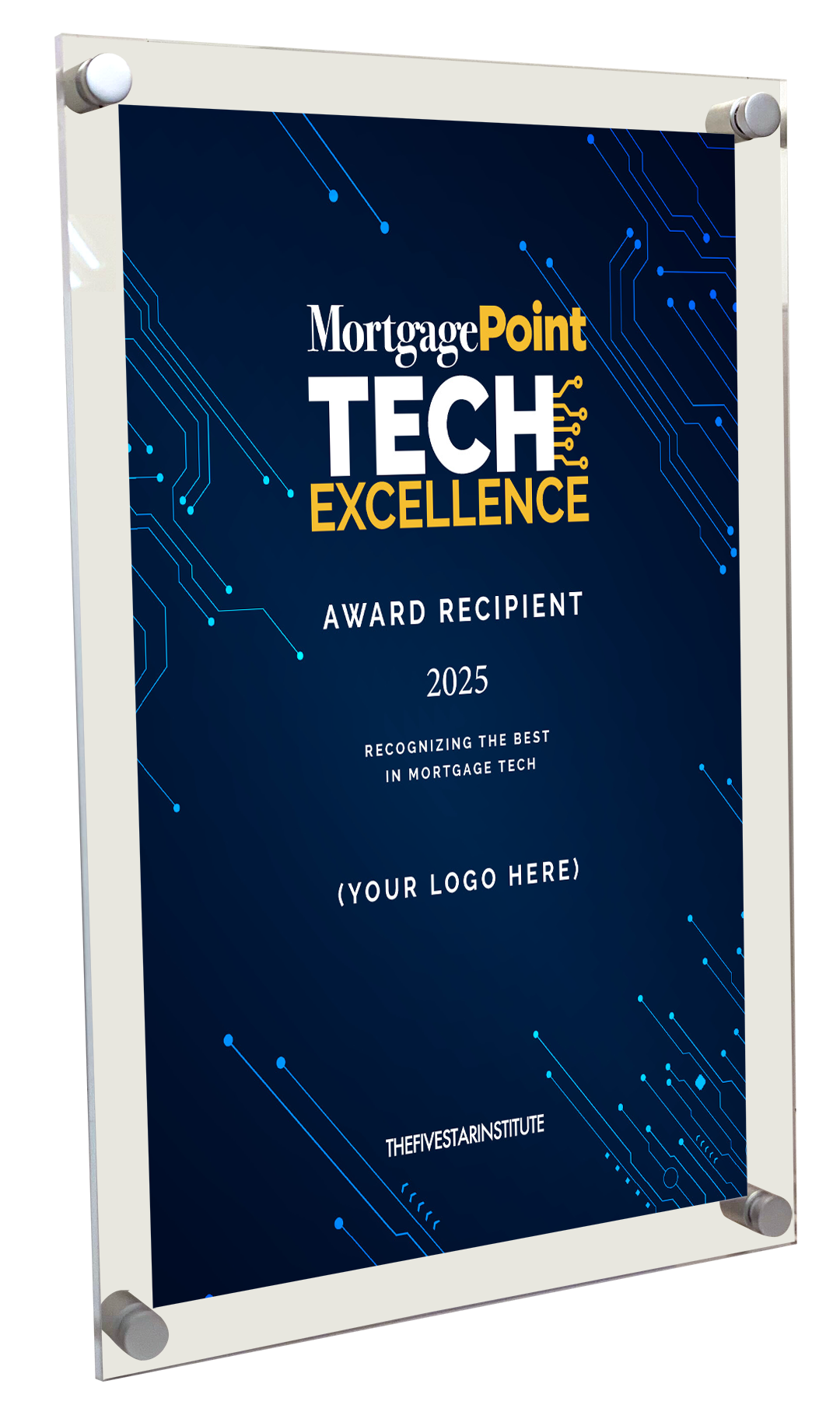 MortgagePoint Tech Excellence Awards - Acrylic Plaques