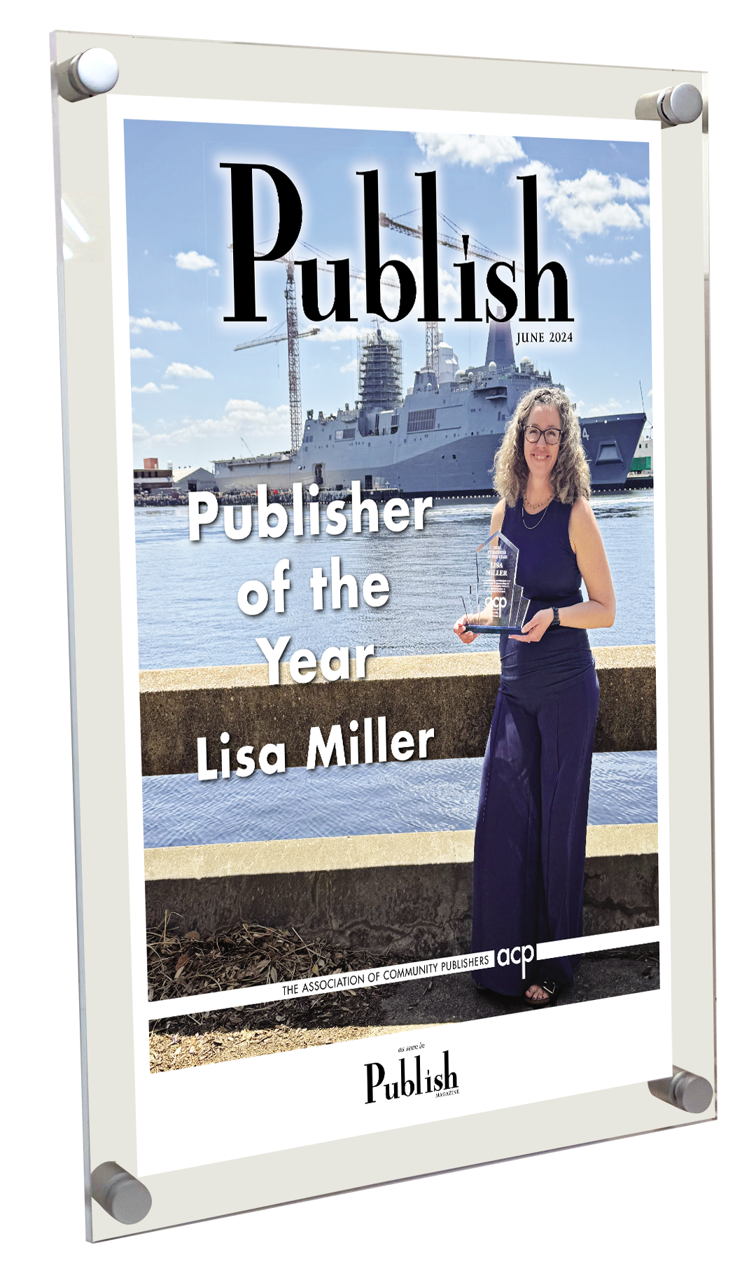 Publish Magazine: Articles, Covers, & Advertisements - Acrylic