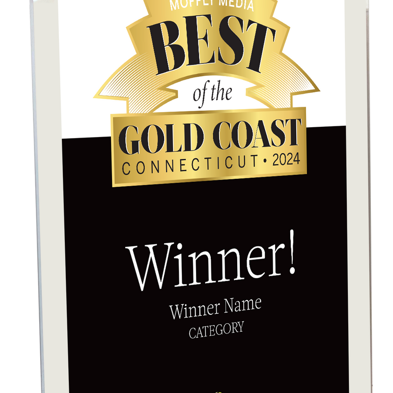 Moffly Media "Best of the Gold Coast" Award - Acrylic Standoff Plaque