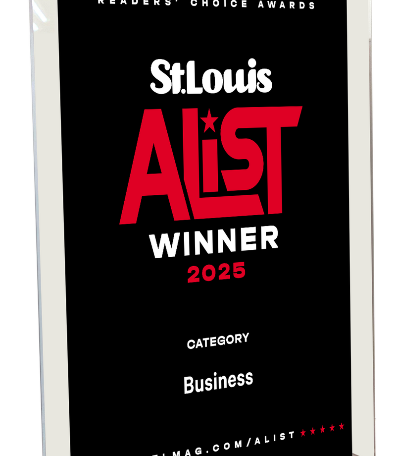 St. Louis Magazine A-List Award - Acrylic Standoff Plaque