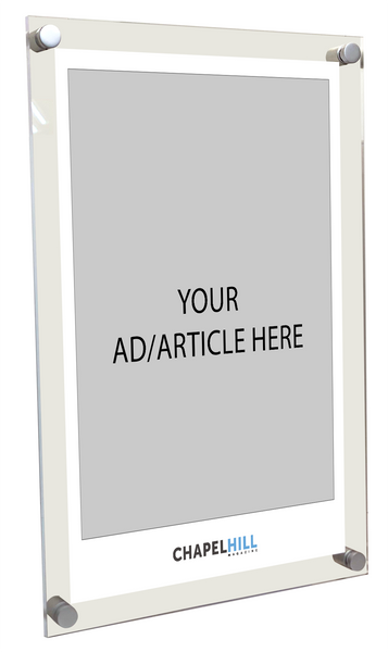 Triangle Media - Chapel Hill Magazine Articles - Acrylic Plaques