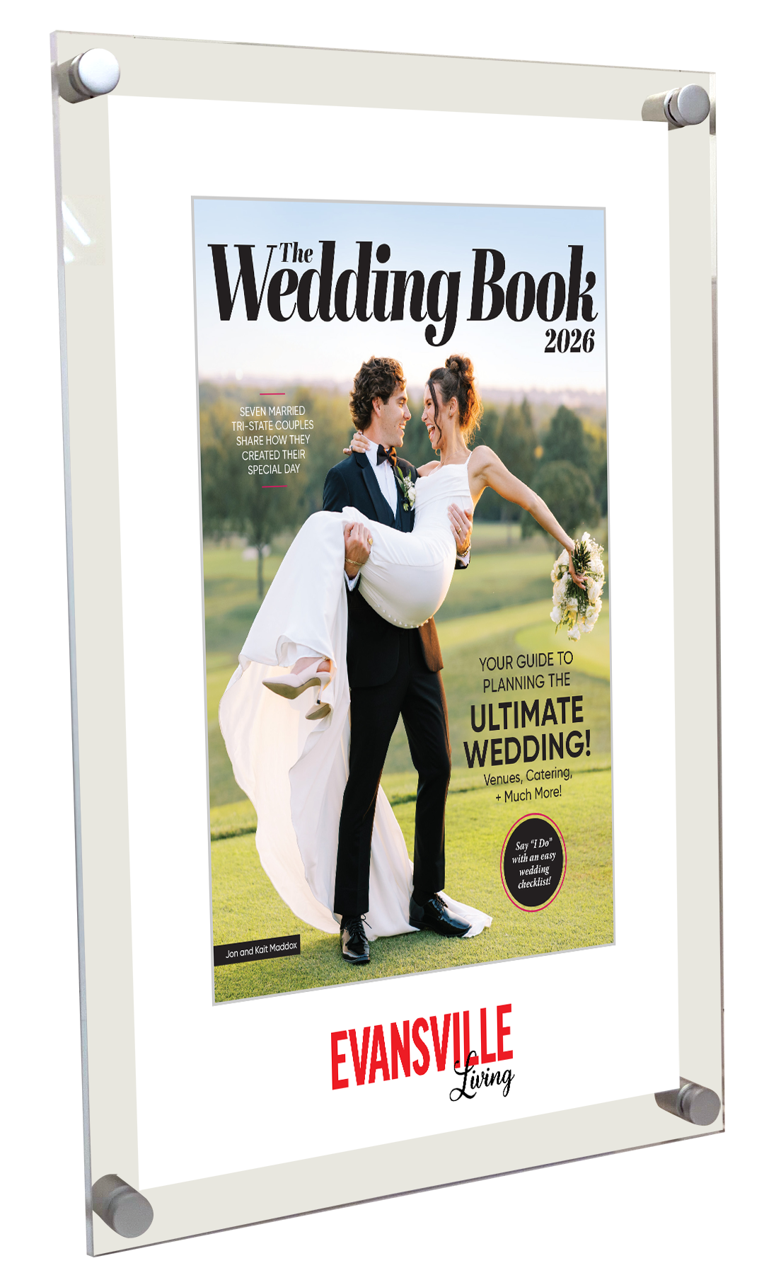 Evansville Living - Wedding Book - Acrylic Plaques
