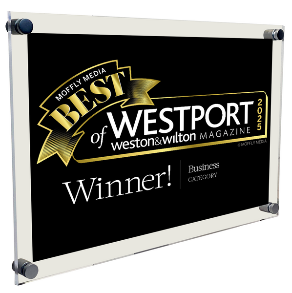 Moffly Media "Best of Towns" Award - Acrylic Standoff Plaque