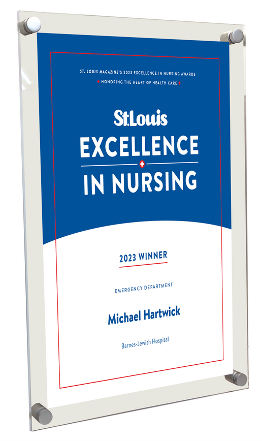 St. Louis Magazine Excellence in Nursing Acrylic Plaque