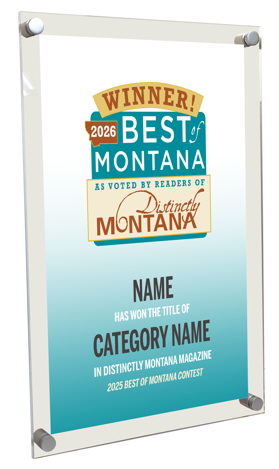 Best of Montana - Acrylic Plaques