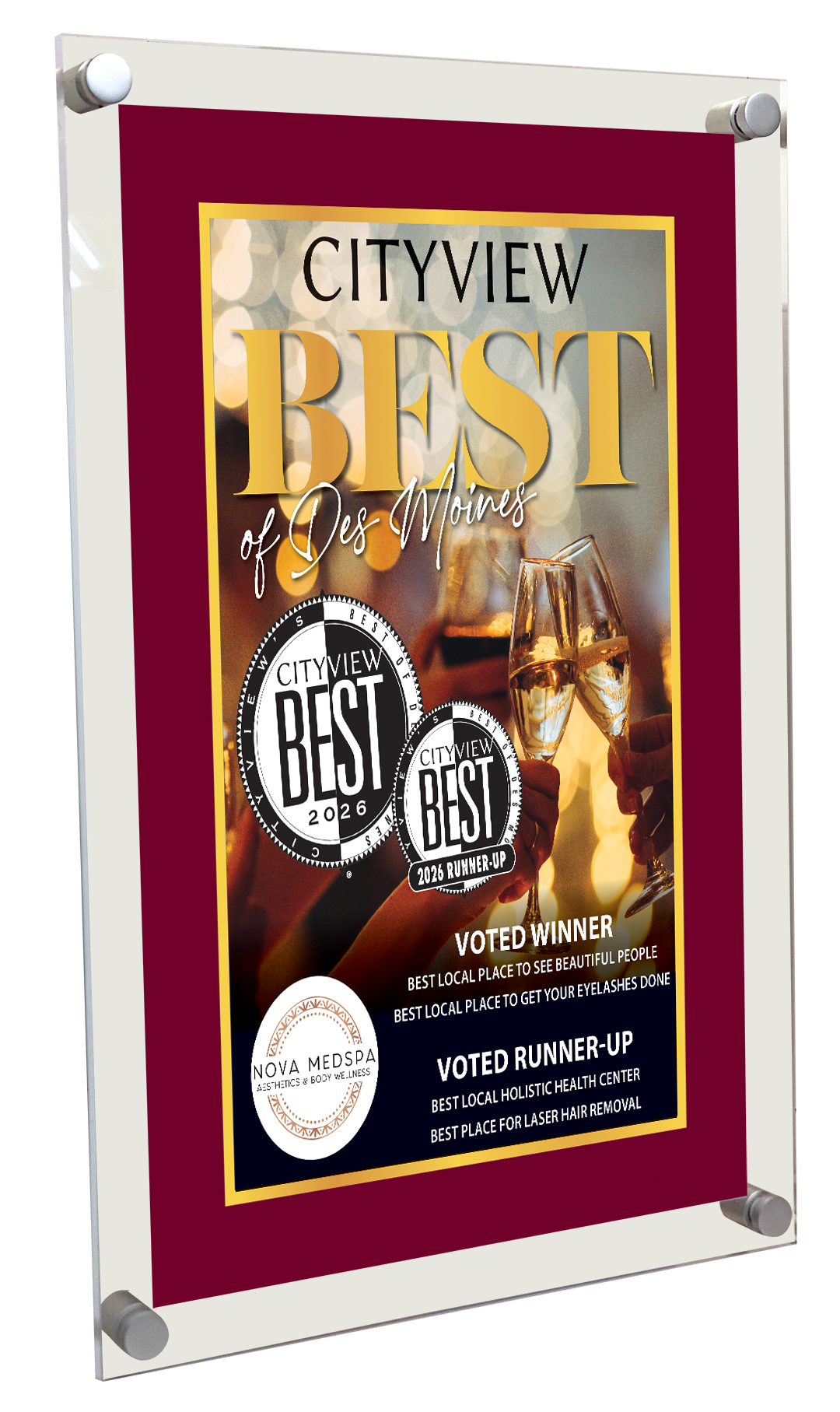 CITYVIEW - Best of Des Moines - Acrylic Plaques
