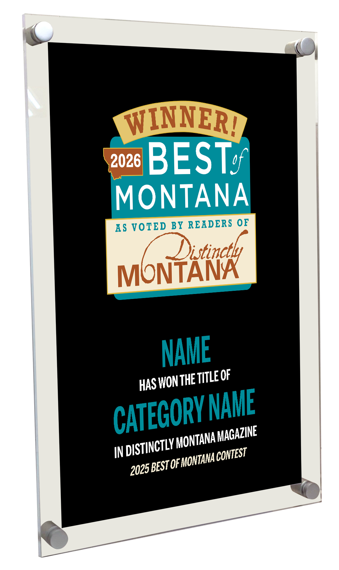 Best of Montana - Acrylic Plaques