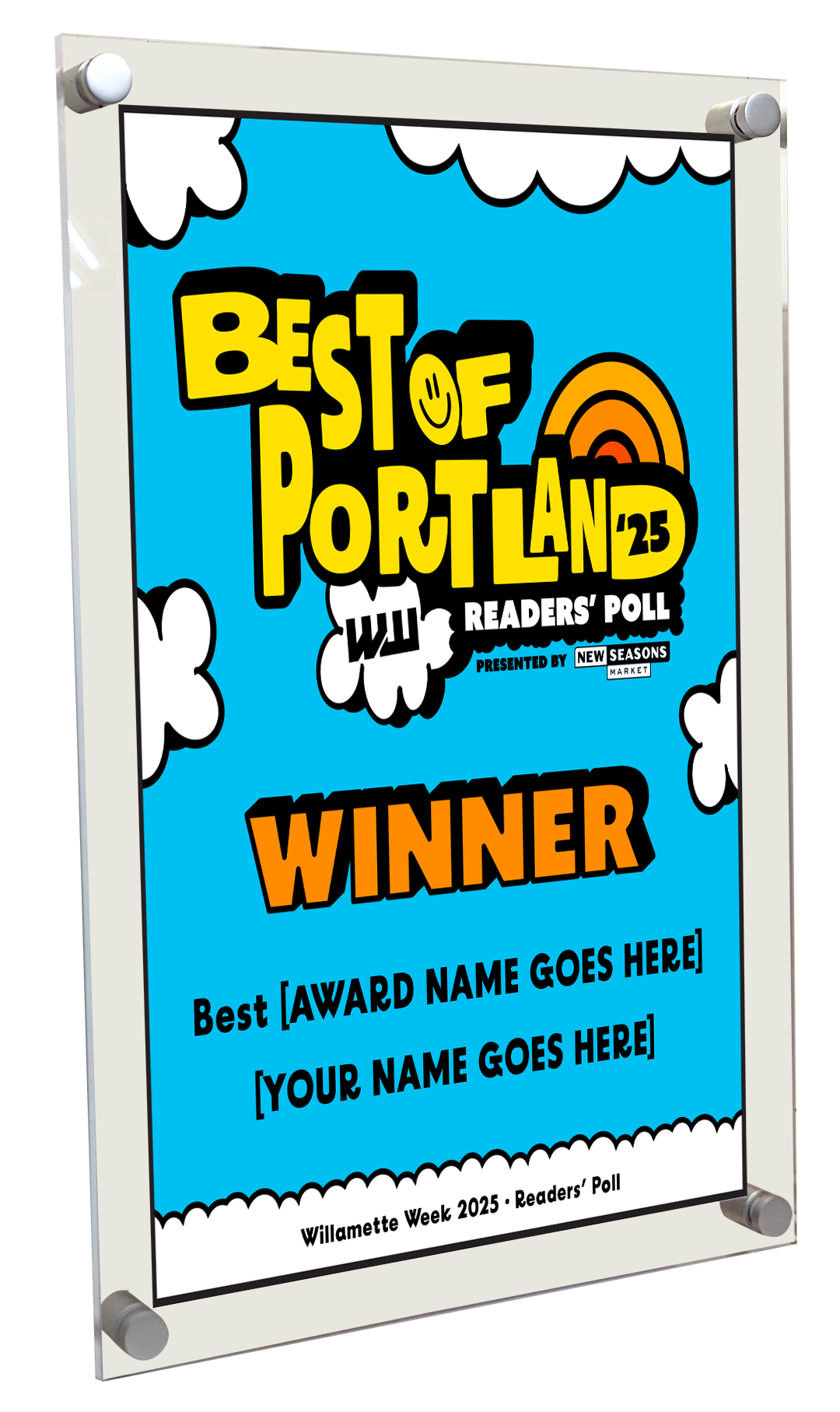 Willamette Week - Best of Portland - Acrylic Plaque