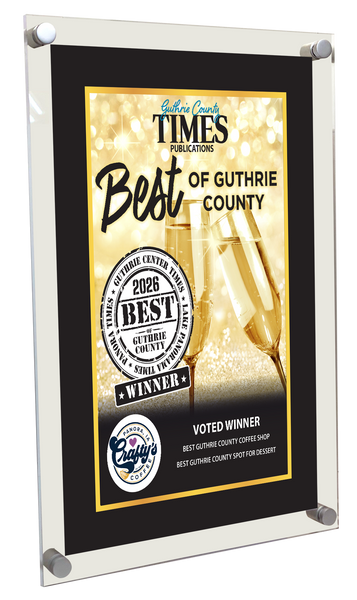 Guthrie Center Times - Best of Guthrie County - Acrylic Plaques