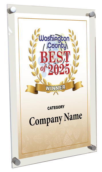 Best of Washington County New York - Acrylic Standoff Plaque