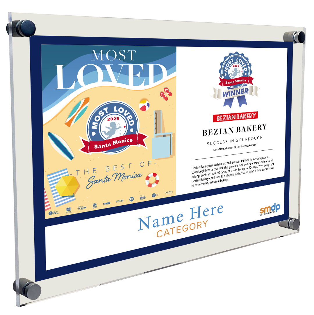 SMDP Most Loved Awards - Acrylic Plaque