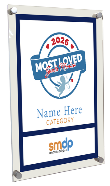SMDP Most Loved Awards - Acrylic Plaque