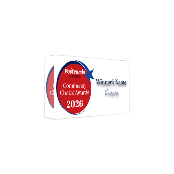 Postcards Magazine - Community Choice Awards - Acrylic Block