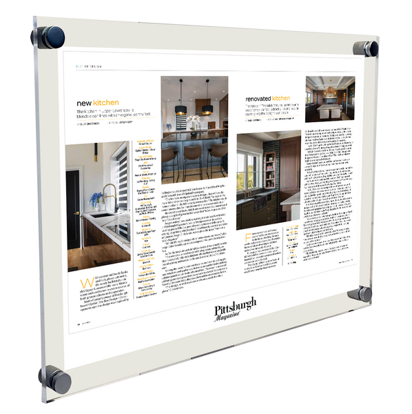 Pittsburgh Magazine - Special Publications - Acrylic Standoff Plaque