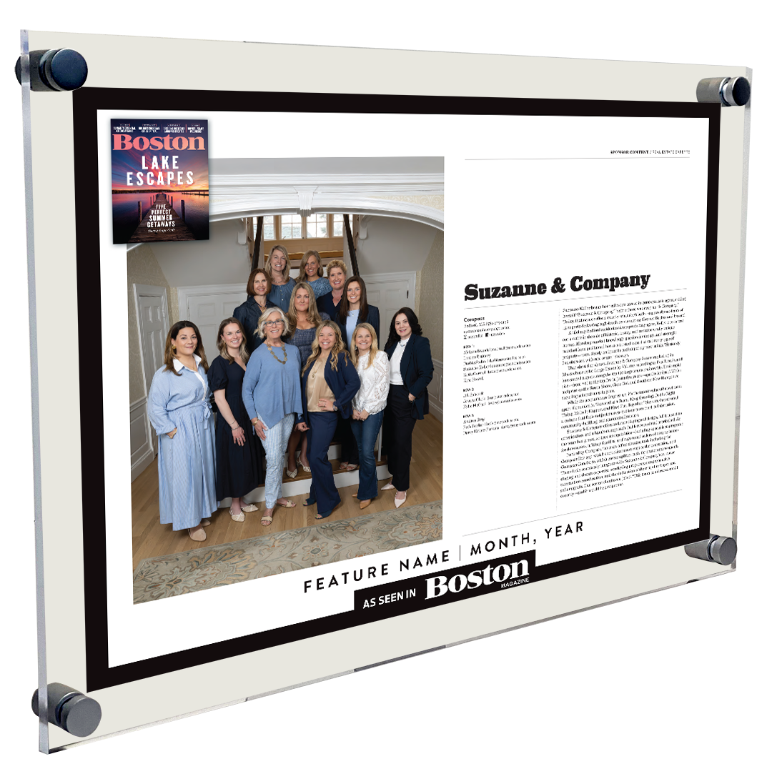 Boston Magazine Advertiser Acrylic Standoff Plaque